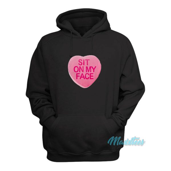Heart Sit On My Face Hoodie