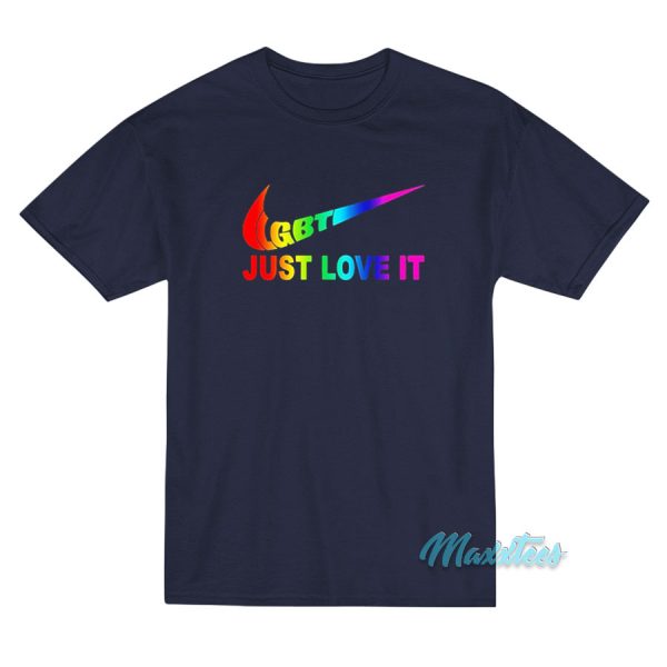 LGBT Nike Just Love It T-Shirt
