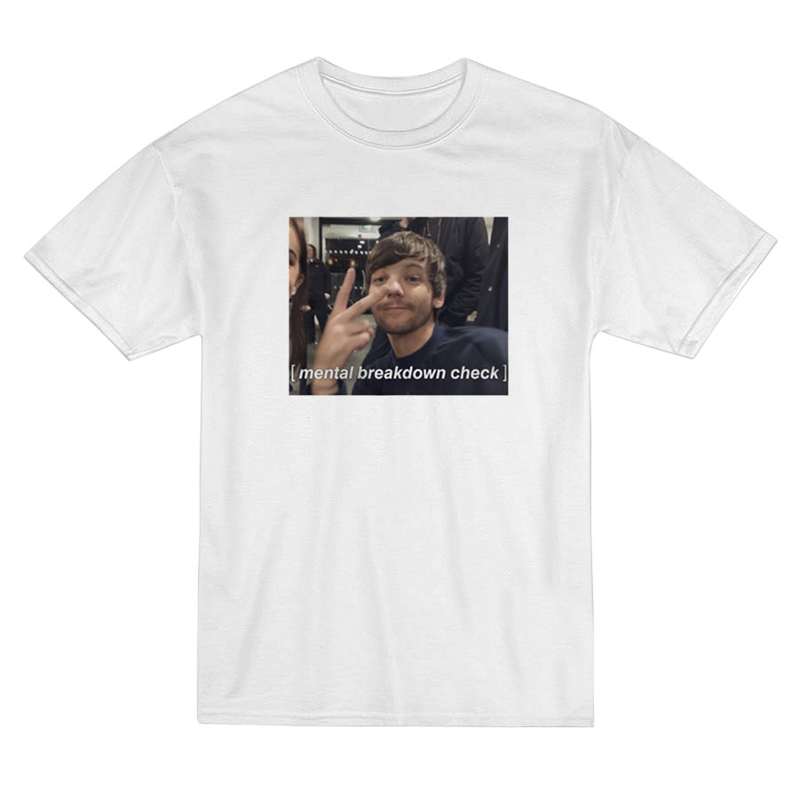Louis Tomlinson Mental Breakdown Check T-Shirt 