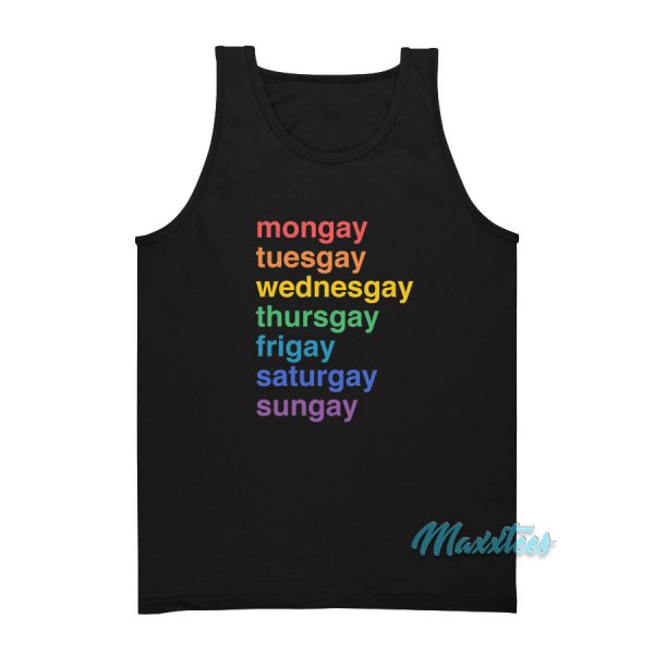 Mongay Tuesgay Gay All Day Tank Top