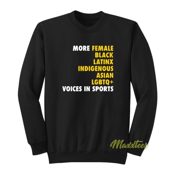 More Womens Black Latinx Indigenous LGBT Sweatshirt