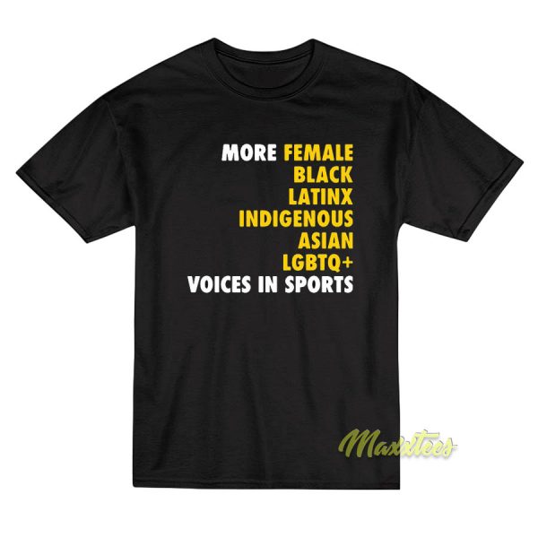 More Womens Black Latinx Indigenous LGBT T-Shirt