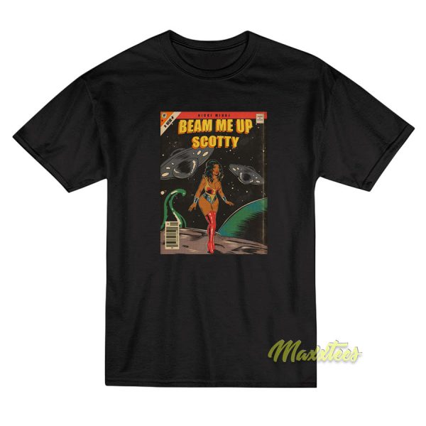 Nicki Minaj Beam Me Up Scotty Comic T-Shirt