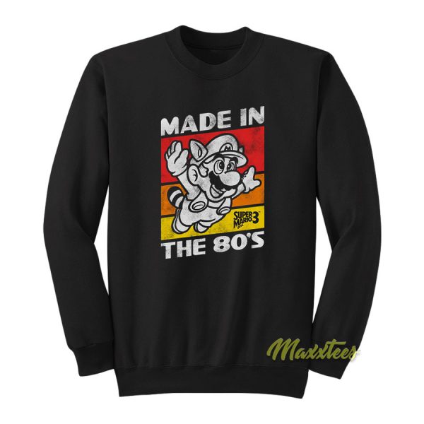 Nintendo Raccoon Mario Made in the 80's Sweatshirt