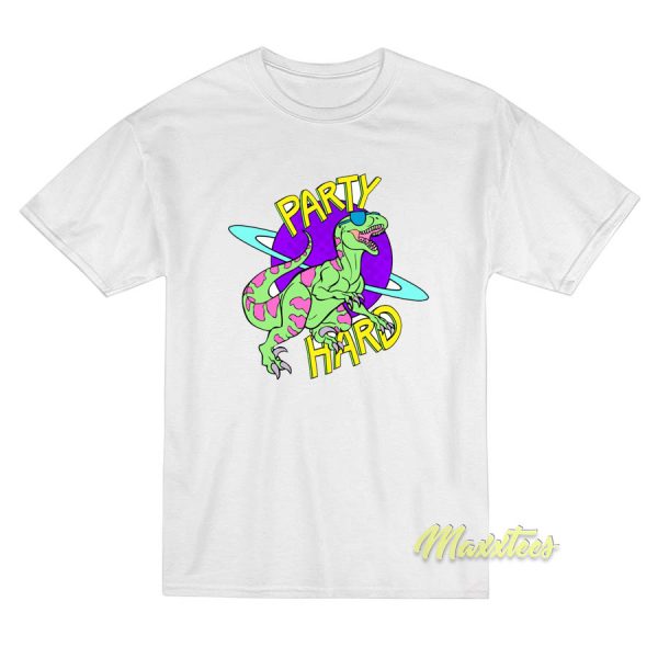 Party Hard Dinosaur T-Shirt