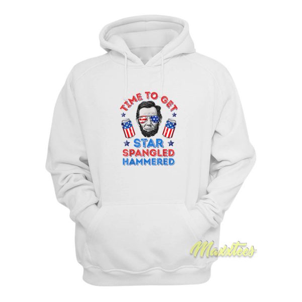 Time To Get Star Spangled Hammered Hoodie