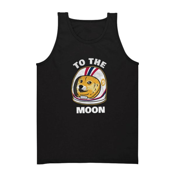 To The Moon Dogecoin Tank Top