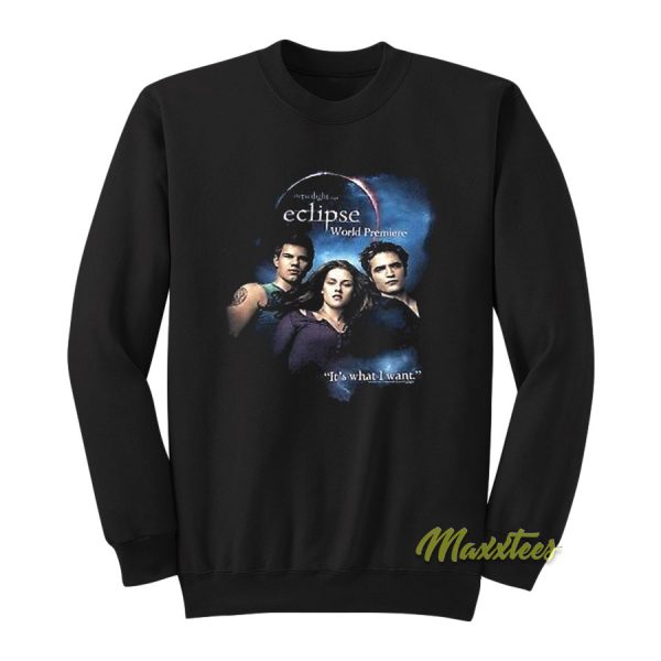 Twilight Saga Eclipse World Premiere Sweatshirt