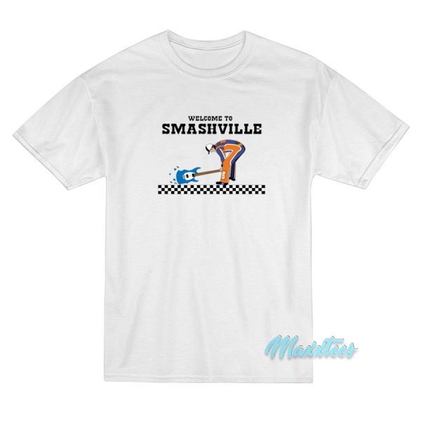 Welcome To Smashville Guitar T-Shirt