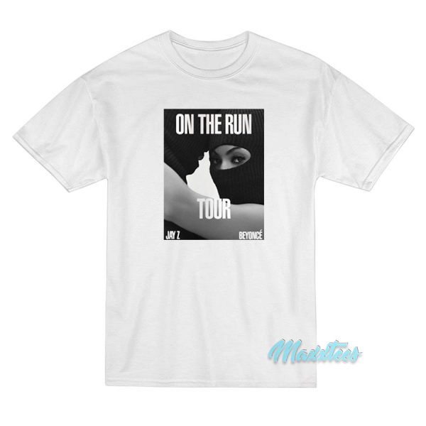 Jay Z And Beyonce On The Run Tour T-Shirt