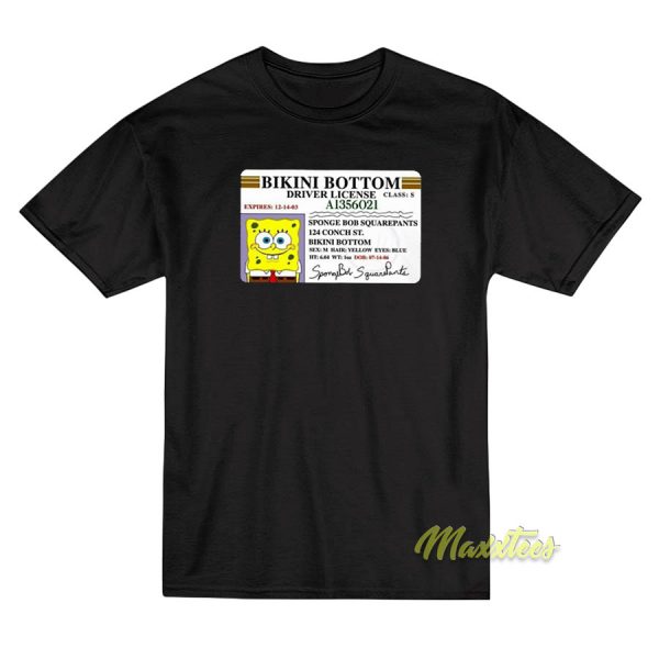 Spongebob Bikini Bottom License T-Shirt
