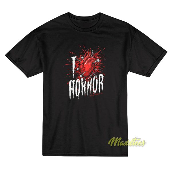 I Love Horror T-Shirt
