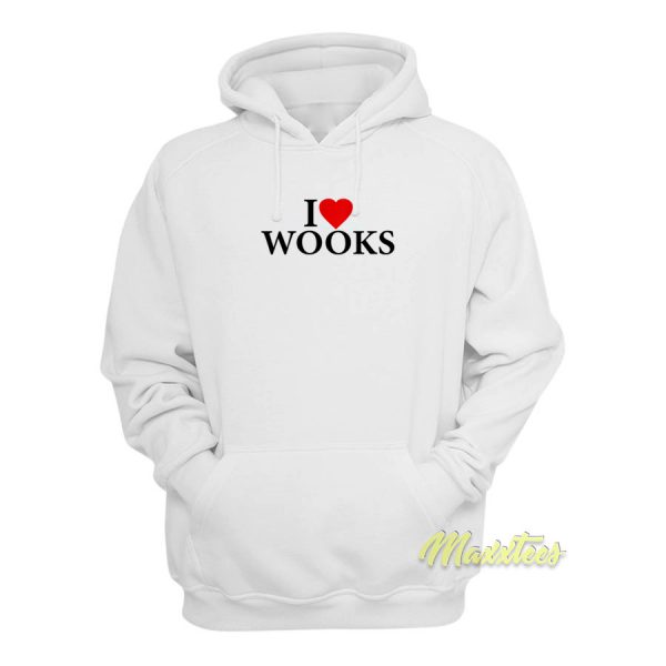 I Love Wooks Unisex Hoodie