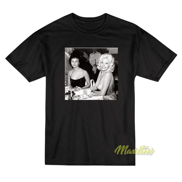Jayne Mansfield Sophia Loren T-Shirt