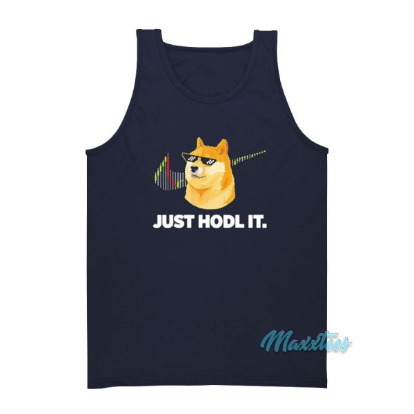 Just Hodl It Dogecoin To The Moon Crypto Tank Top