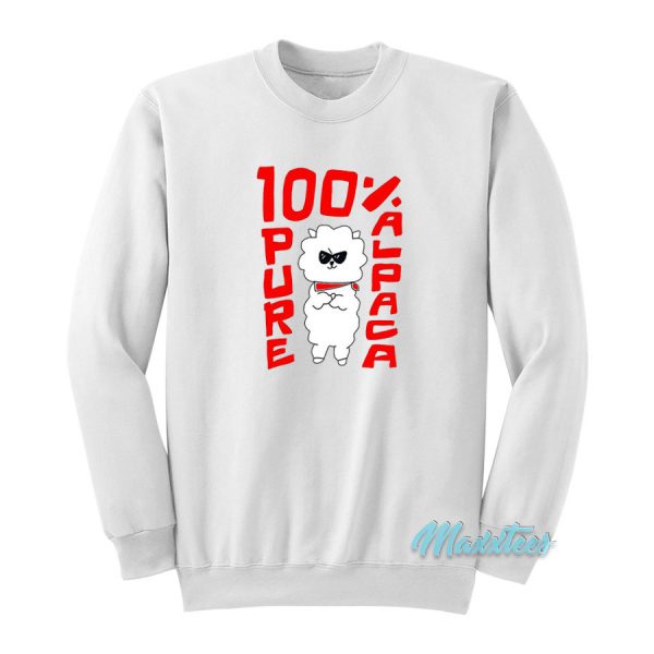 Kim Seokjin 100% Pure Alpaca Sweatshirt