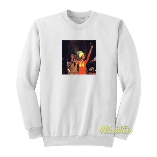 Lauryn Hill Erykah Badu On Stage Together Sweatshirt
