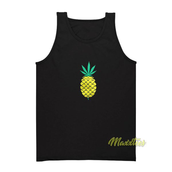 Pineapple Marijuana Tank Top