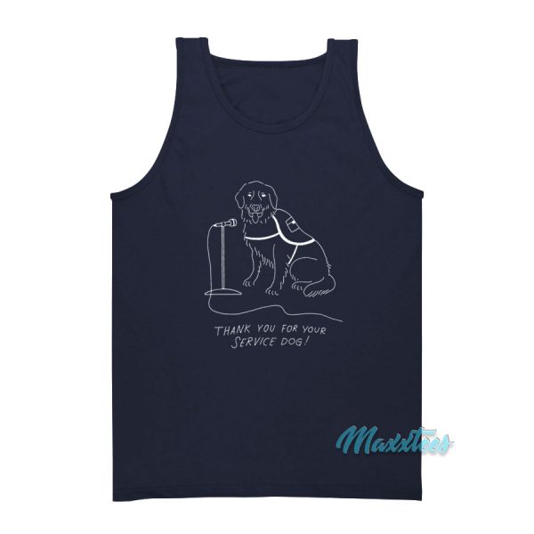 Thank You For Service Dog Tank Top