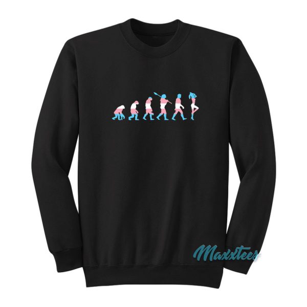 Male To Female Evolution Transgender Sweatshirt