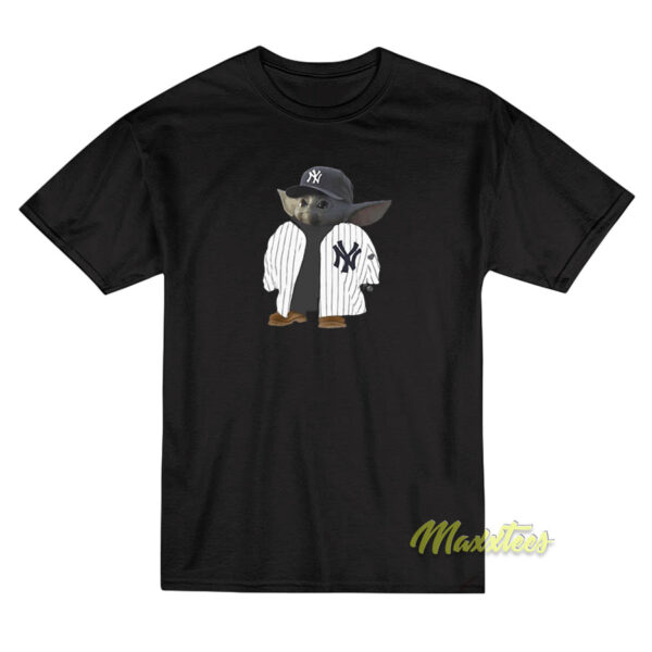 Baby Yoda New York Yankees T-Shirt