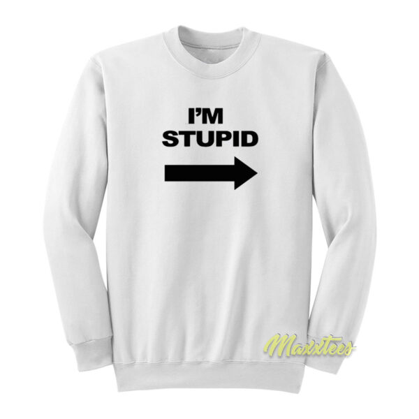 David's I'm Stupid Sweatshirt