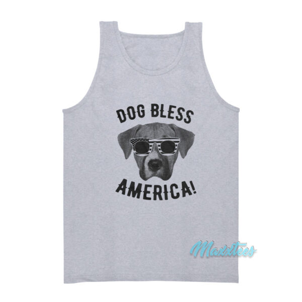 Dog Bless America Tank Top