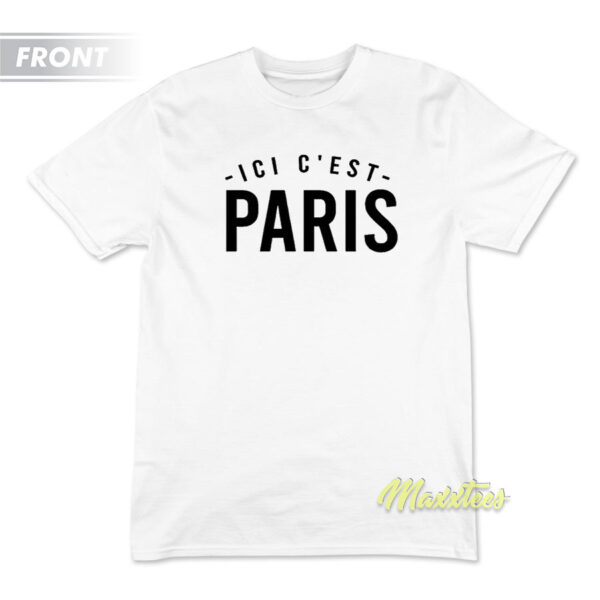 Ici C Est Paris Lionel Messi T-Shirt