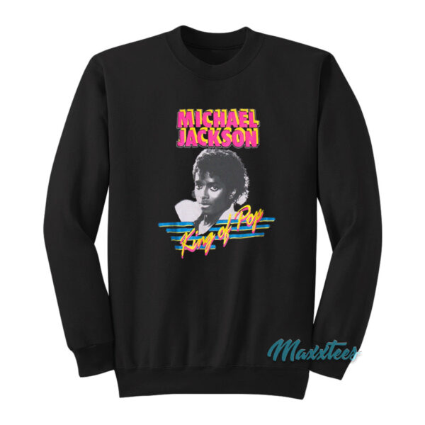 Junk Food Michael Jackson King Of Pop Sweatshirt