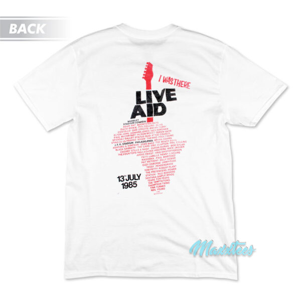 Live Aid The Global Jukebox T-Shirt