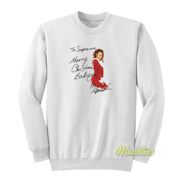 Mariah Carey Merry Christmas Sweatshirt