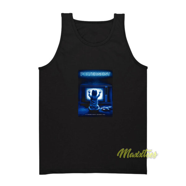 Poltergeist It Knows What Scares You Tank Top