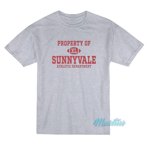 Property Of Sunnyvale Athletic Department T-Shirt