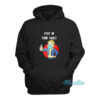 Stay In Your Vault Fallout Boy Masked Hoodie