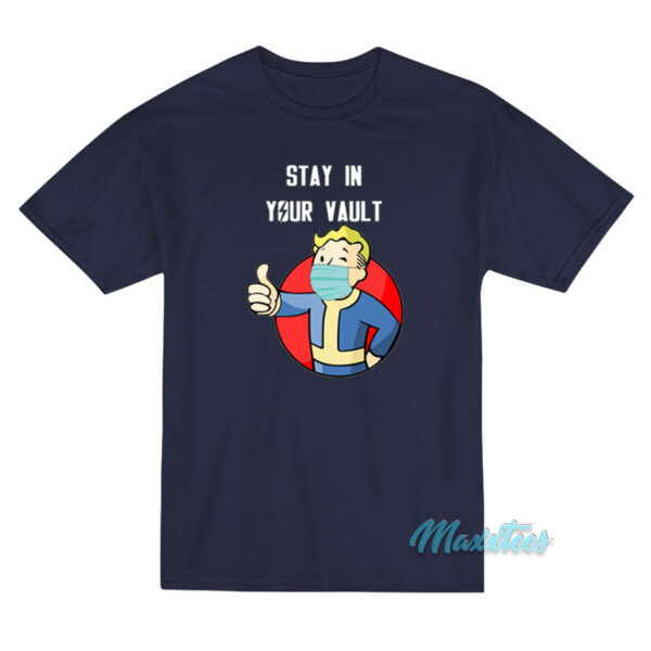 Stay In Your Vault Fallout Boy Masked T-Shirt