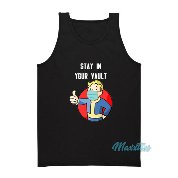 Stay In Your Vault Fallout Boy Masked Tank Top