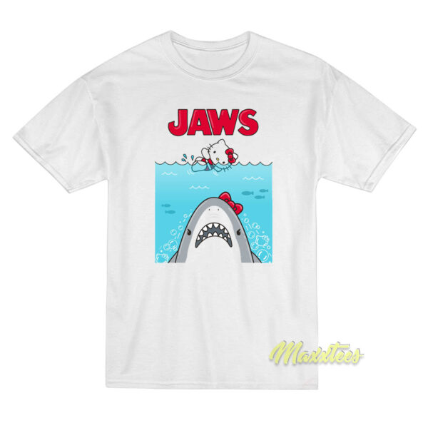 Hello Kitty x Jaws Universal Studios T-Shirt