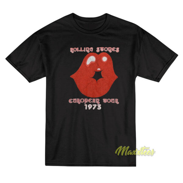 1973 Rolling Stones European Tour T-Shirt