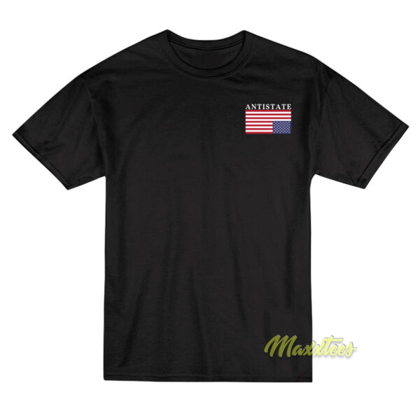 Anti State America Flag T-Shirt