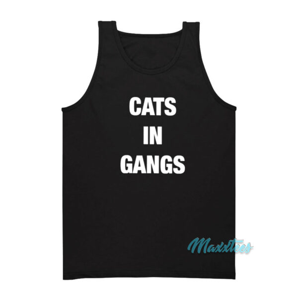 Cats Operating In Gangs Tank Top