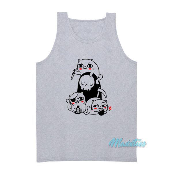 Death Is Cat Person Tank Top