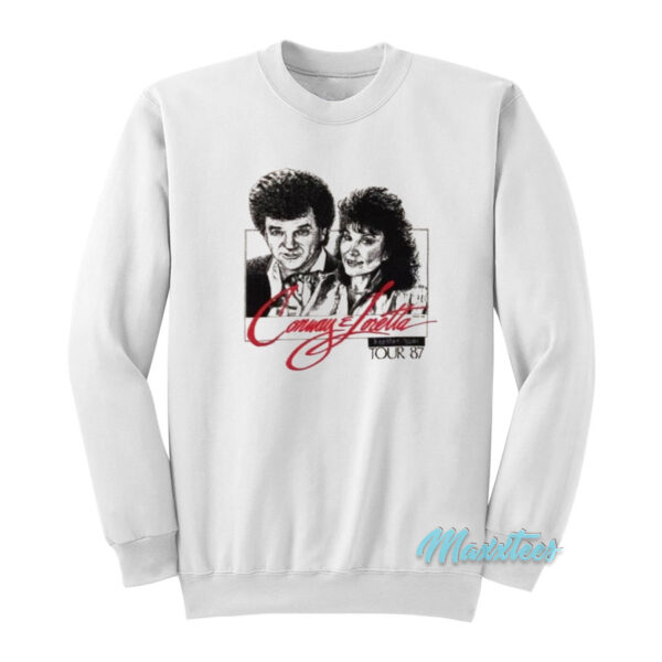 Conway Loretta Together Again Tour 87 Sweatshirt