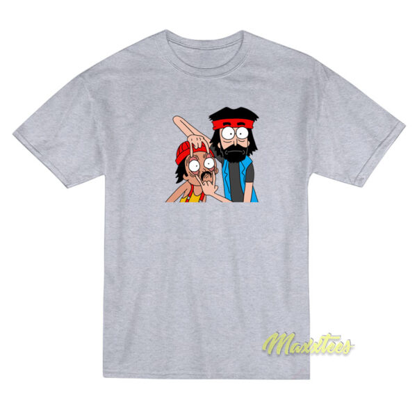 Rick and Morty X Cheech and Chong T-Shirt