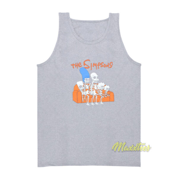 The Simpsons Treehouse of Horror Skeleton Tank Top