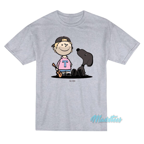 Snoopy And Charlie Brown Tom Felton T-Shirt