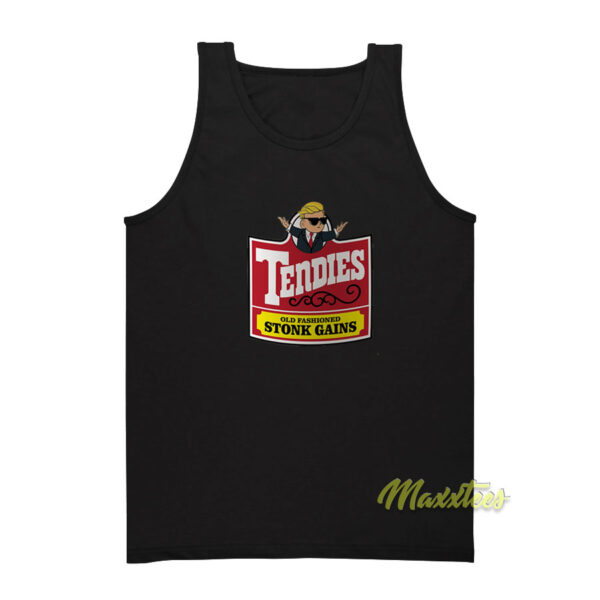 Tendies Old Fashioned Stonk Gains Tank Top