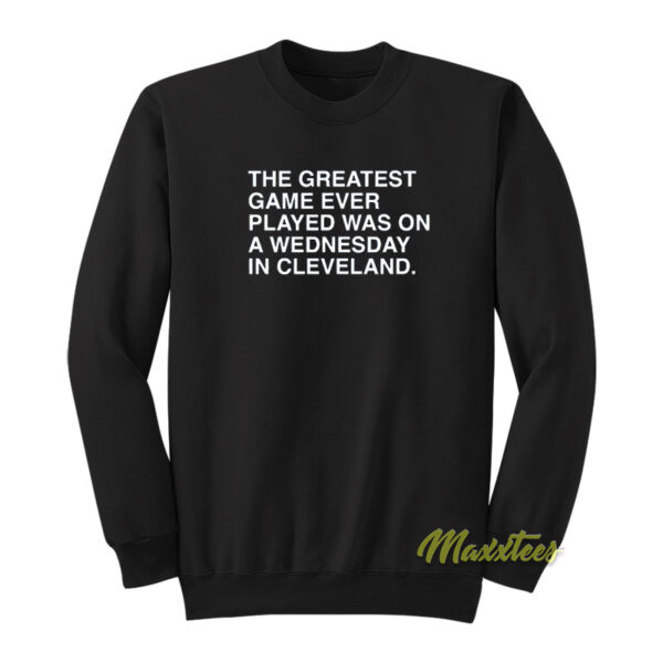 The Greatest Game Ever Played Sweatshirt