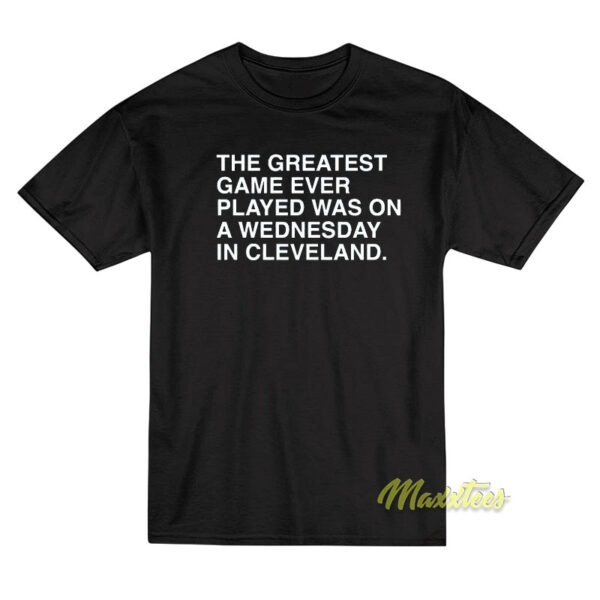 The Greatest Game Ever Played T-Shirt