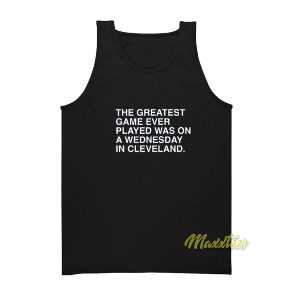 The Greatest Game Ever Played Tank Top