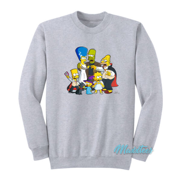 The Simpsons Family Treehouse Of Horror Sweatshirt